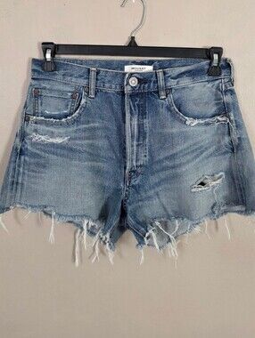 NWT Moussy Vintage Packard Shorts Blue Denim Women's Size 28